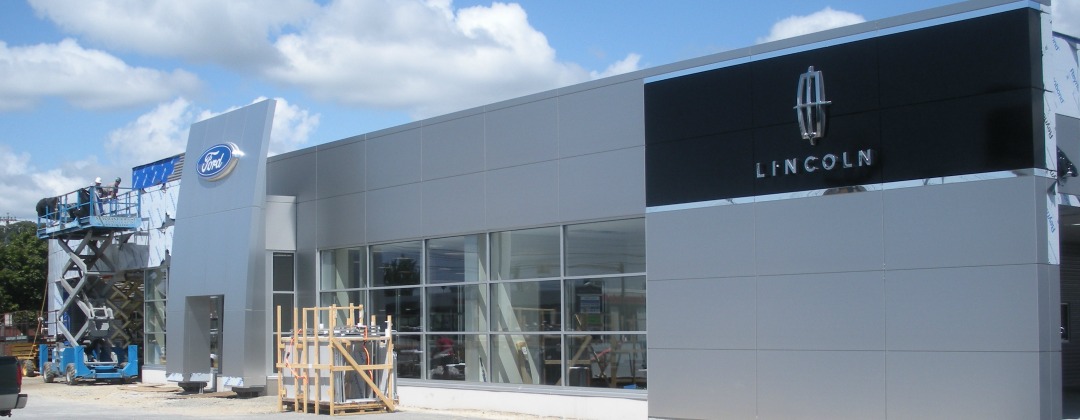 Maine Aluminum Composite Metal Panels - Ford Dealership