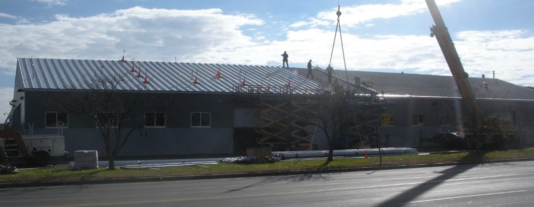 Maine retro-fit metal roofing system